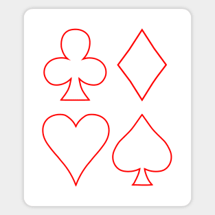 Playing Cards Shape Magnet